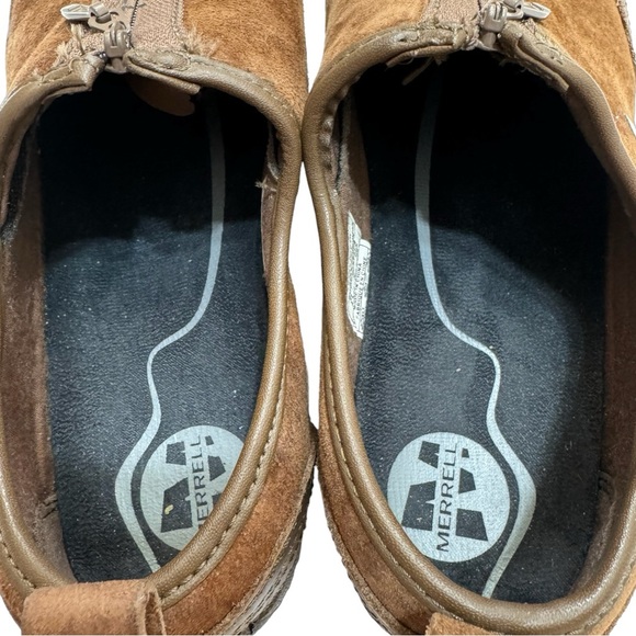 MERRELL Walking Shoes Women's Size 8.5 Arabesque Dark Earth Brown Leather - Picture 6 of 10